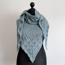 Kuscheltuch im Blättermuster