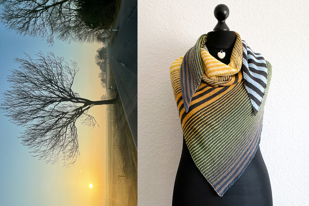 Leuchtturmtuch 'Morgens um sieben'